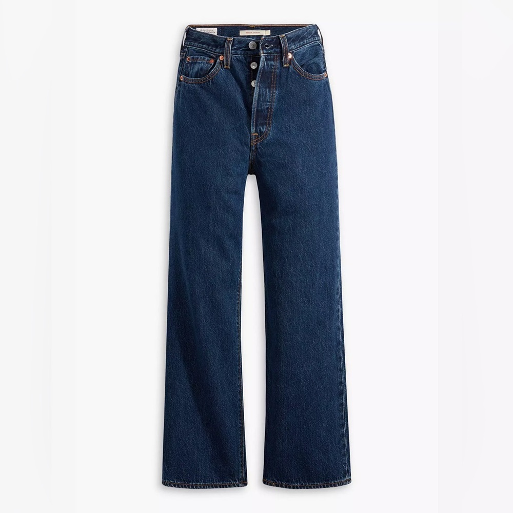 Levi's Premium 90s Ribcage Straight Ankle Jeans Size 23, RARE SIZE FIND Like New - Picture 7 of 16